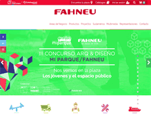 Tablet Screenshot of fahneu.cl